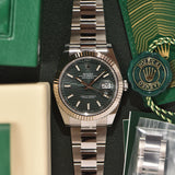 May 2023 Rolex Datejust 126334 Green Motif Brand New Complete Set