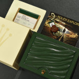 2007 Rolex Explorer 1 114270 Complete Set With Engraved Rehaut