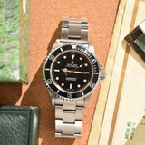 1996 Rolex Submariner 14060 Tritium Spider Dial With Box And Papers