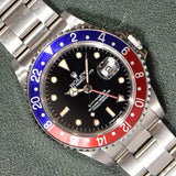 1989 Rolex GMT 16700 Pepsi With A Spider Dial