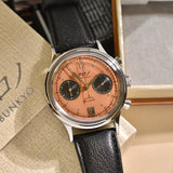 2022 Kurono Tokyo Chronograph 1 Mk. 2 Salmon DIal Brand New and Unworn