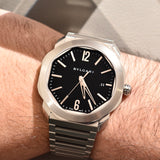 Bvlgari Octo Roma OC41S Black Dial With Box and Papers **Pending**