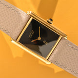 Cartier Tank Must De Cartier Black Dial