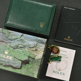 2001 Rolex Datejust 16233G Factory Diamond Dial Complete Set
