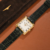 1969 Longines Tank Square Jumbo with Pouch