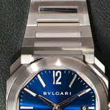 Bvlgari Octo Solotempo BG038S Blue Dial With Box and Papers