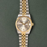 2001 Rolex Datejust 16233G Factory Diamond Dial Complete Set