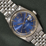 1972 Rolex Datejust 1601 Blue Sigma Dial