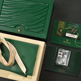 May 2023 Rolex Datejust 126334 Green Motif Brand New Complete Set