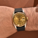 1973 Rolex Datejust 1601 Two-Tone Sigma WideBoy Dial