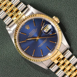 1989 Rolex Datejust 16233 Blue Dial
