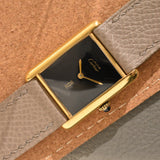 Cartier Tank Must De Cartier Black Dial