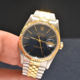 1989 Rolex Datejust 16233 Blue Dial