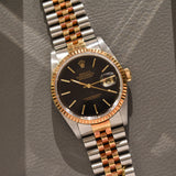1989 Rolex Datejust 16233 Tapestry With Box, Papers, Service and Extra Dial