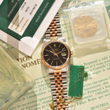 1989 Rolex Datejust 16233 Tapestry With Box, Papers, Service and Extra Dial