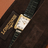 1969 Longines Tank Square Jumbo with Pouch