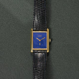 Cartier Tank Must De Cartier 'Lapis' Blue Dial MINT Condition