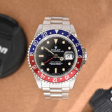 1989 Rolex GMT 16700 Pepsi With A Spider Dial