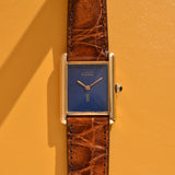 Cartier Tank Must De Cartier 'Lapis' Blue Dial