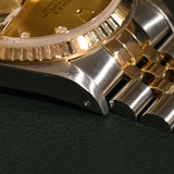 1991 Rolex Datejust 16233G Factory Diamond Dial Complete Set