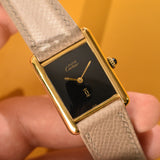 Cartier Tank Must De Cartier Black Dial