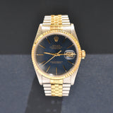 1989 Rolex Datejust 16233 Blue Dial