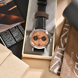 2022 Kurono Tokyo Chronograph 1 Mk. 2 Salmon DIal Brand New and Unworn