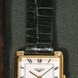 1969 Longines Tank Square Jumbo with Pouch