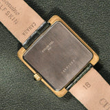 1969 Longines Tank Square Jumbo with Pouch