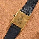 Cartier Tank Must De Cartier 'Lapis' Blue Dial MINT Condition