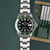2008 Rolex Submariner 16610LV "Kermit" With Card