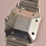 1980s Cartier Santos Carree Spider dial
