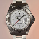 Rolex Explorer 16570 Polar with Box, booklets and Service Papers