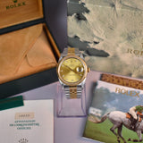 1993 Rolex Datejust 16233 Diamond Dial Box and Papers