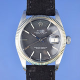 Rolex Datejust ref 1601 Matte Black