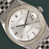 1970 Rolex Datejust 1601 Silver None Lume Dial