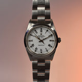 1991 Rolex Air King 14000 White Roman Dial