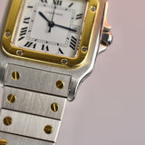 1980s Cartier Santos Carree Spider dial