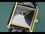 Cartier Tank Must De Cartier Black Dial