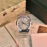 1990 Rolex Air King 14000 Warm Silver Dial with Box and Papers