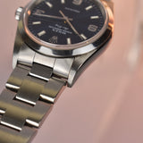 2002 Rolex Air King 14000M Blue Explorer Dial