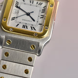 1980s Cartier Santos Carree Spider dial