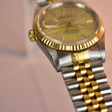 1989 Rolex Datejust 16233 Champagne Dial Box and Papers