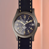 2000s Hamilton Field Khaki 9797 Blue Dial