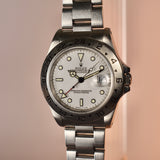 Rolex Explorer 16570 Polar Tritium Dial with Box and Booklets