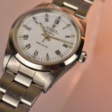 1991 Rolex Air King 14000 White Roman Dial
