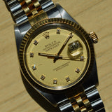 Rolex Datejust ref 16013 Factory Diamond