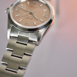 Rolex Air King 14000 Salmon Dial With Box and Papers