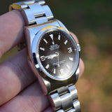 1993 Rolex Explorer 14270 Spider Tritium Dial with Box and Papers