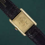 Cartier Tank Must De Cartier Black Dial Manual Winding